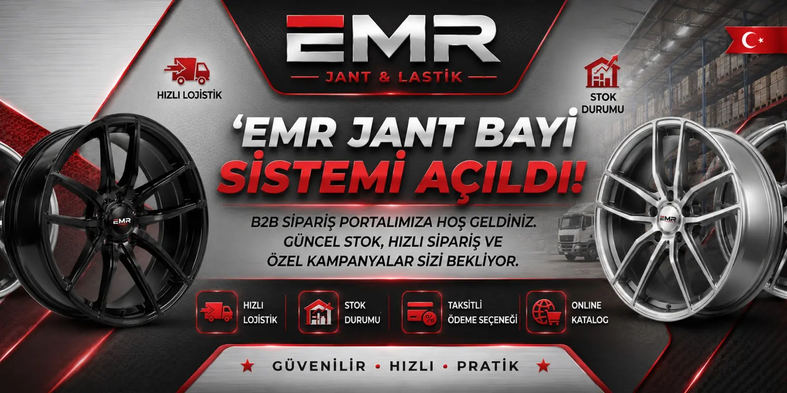 EMR Jant bayi sistemi duyurusu
